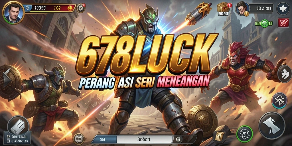 Tangkapan layar menampilkan aksi seru dalam game 678LUCK.