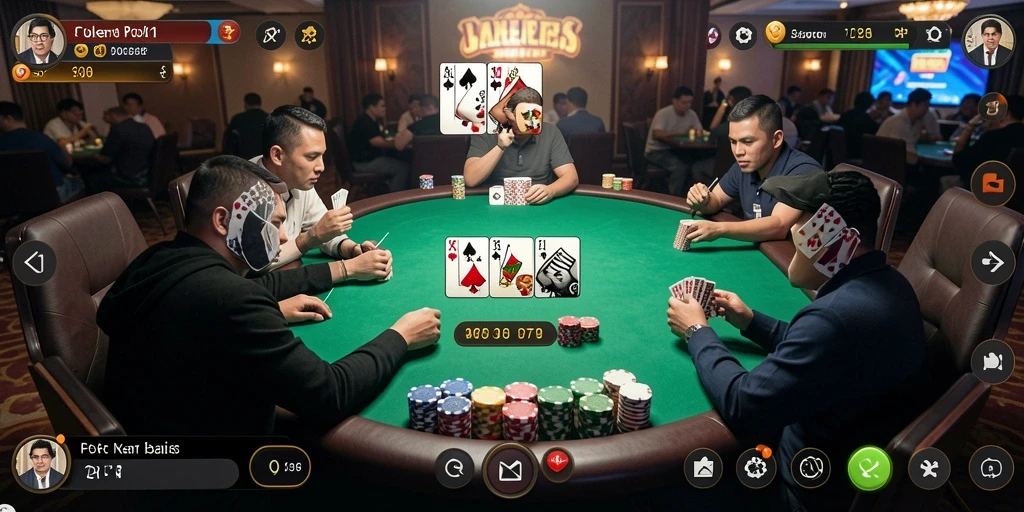 Tampilan gameplay API77 yang menarik dan penuh aksi poker.