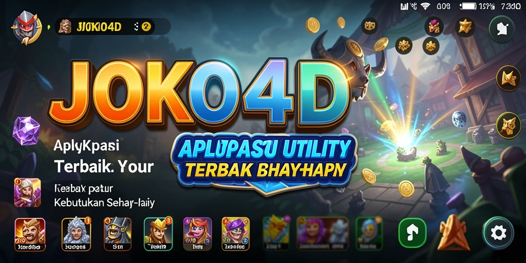 Tampilan antarmuka JOKO4D yang bersih dan modern.