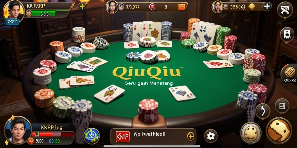 Tampilan gameplay QiuQiu yang seru dalam KKRP.