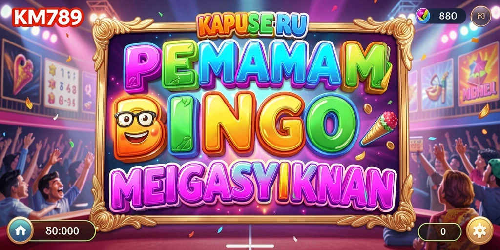 Screenshot KM789 menampilkan gameplay Bingo yang menyenangkan dan interaktif.