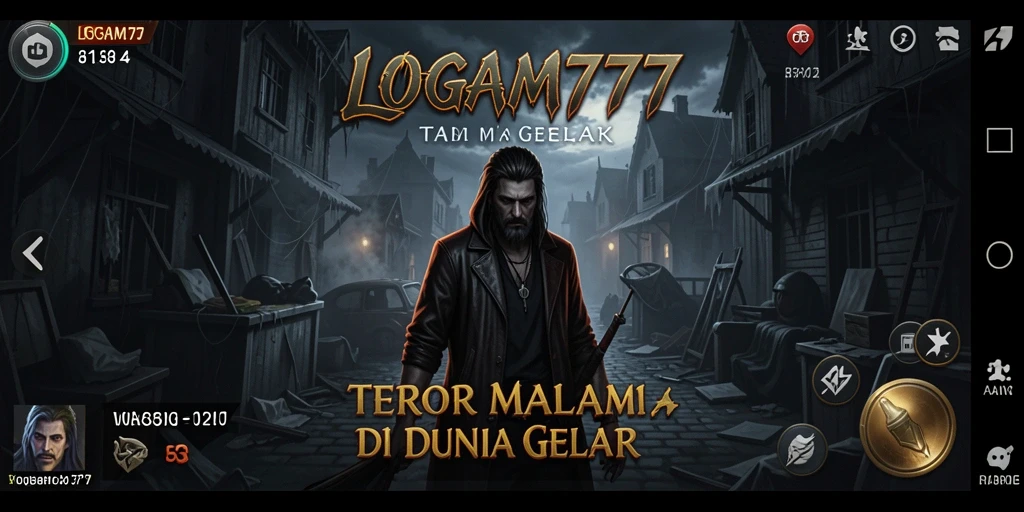 Screenshot menampilkan gameplay menakutkan dari LOGAM777 yang penuh ketegangan.