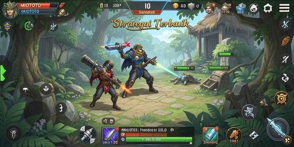 Tampilan gameplay MIOTOTO yang menegangkan dan penuh strategi.
