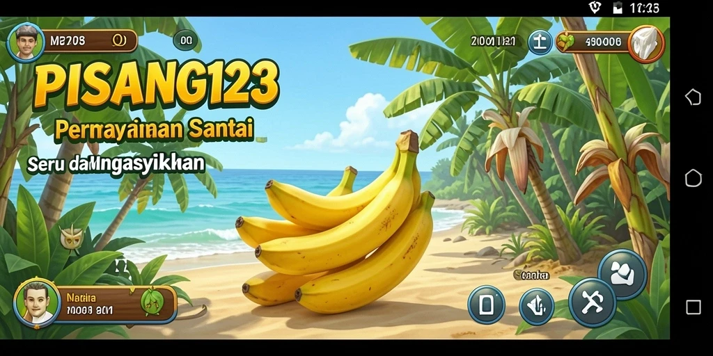 Tampilan gameplay seru dari PISANG123 dengan grafis yang menarik.