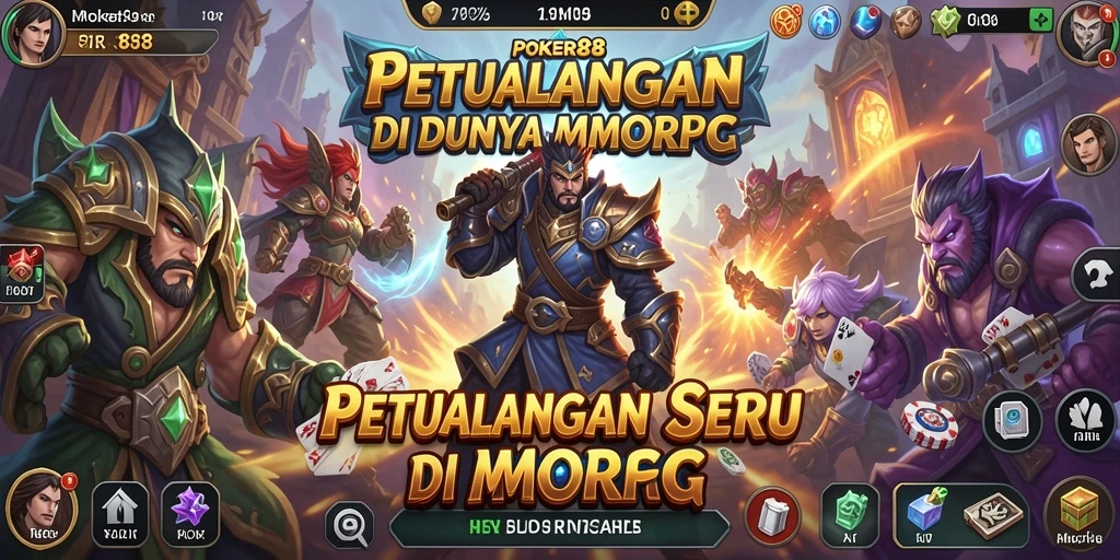 Gameplay epik dari POKER88 yang menampilkan pertarungan seru dan petualangan hebat.
