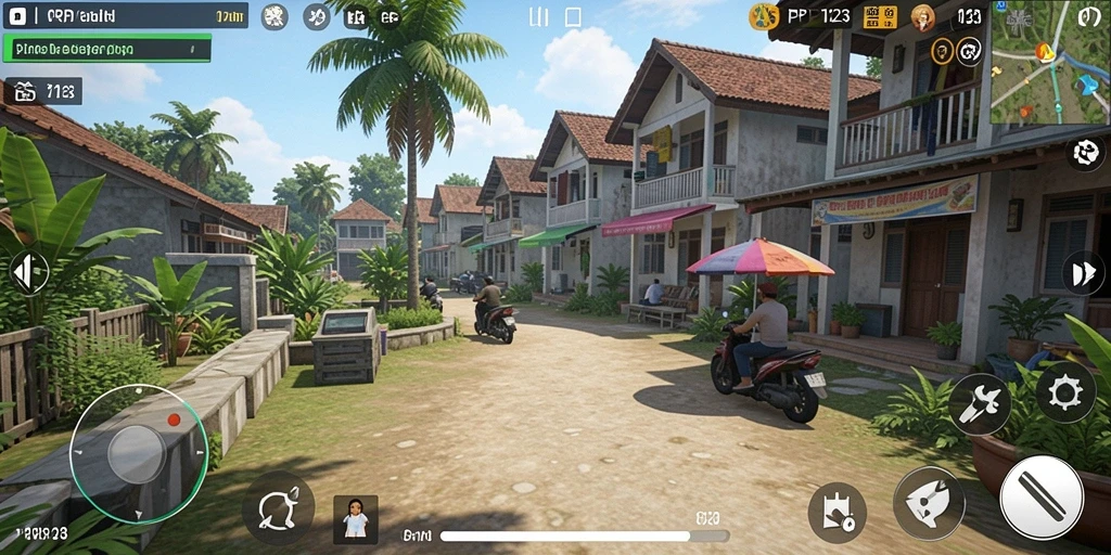 Tampilan gameplay PP123 yang menarik dan interaktif dalam dunia simulasi.