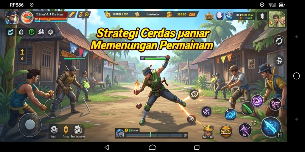 Tampilan menarik dari gameplay RP886 yang menegangkan.