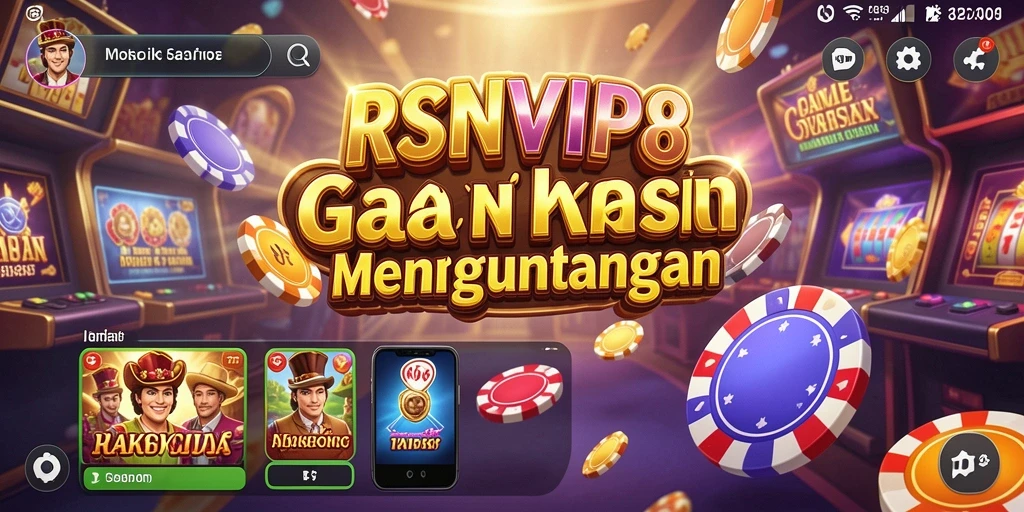 Tampilan gameplay seru dan interaktif dalam RSNVIP8.
