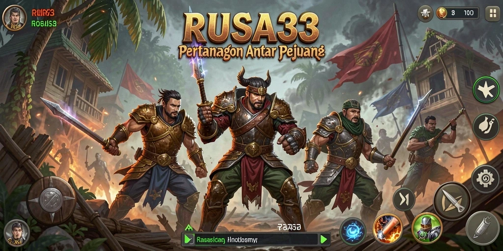 Gameplay seru di RUSA33 dengan aksi pertarungan yang intens.