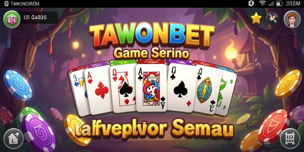Tampilan gameplay seru di TAWONBET dengan teman-teman.