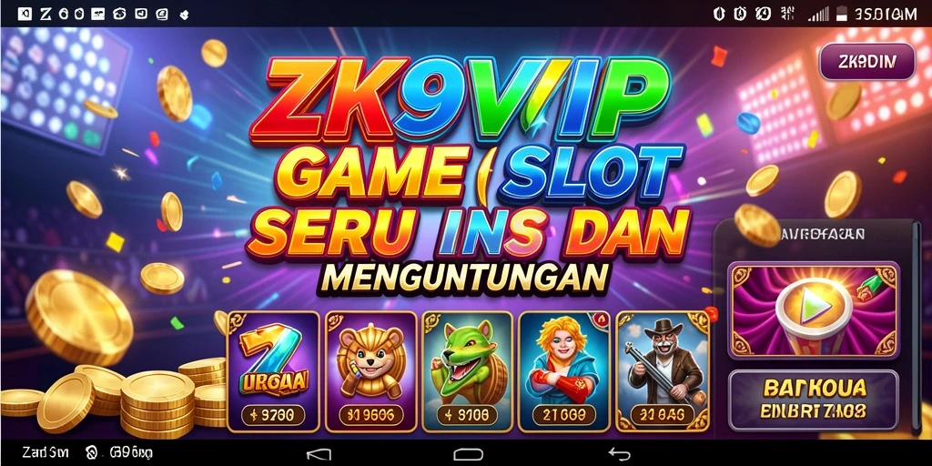 Gameplay ZK9VIP yang menarik dengan peluang jackpot besar.